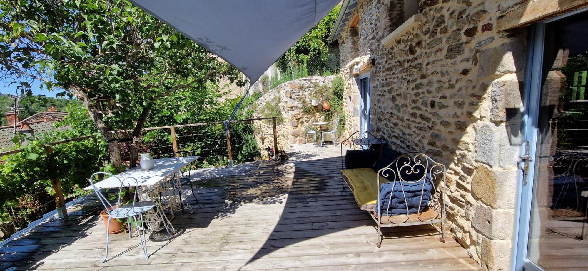 La Maison Du Vigneron Auzon Exteriér fotografie